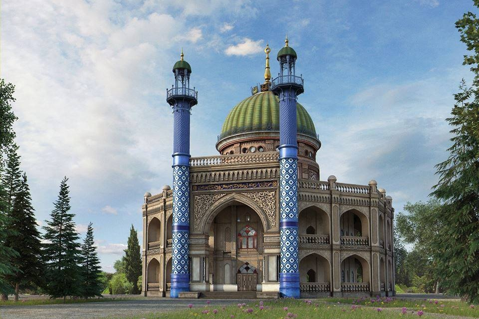 Baha’i Temple, Ashkhabad (‘Ishqábád), Turkmenistan